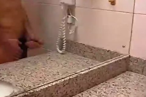 homosexual dude Pumps his dick In Front Of The Mirror