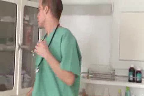 Doctor gets him Up Then Ficks him Cures  erection Problem