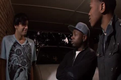 Casanova receives His anal gangbanged By darksome men