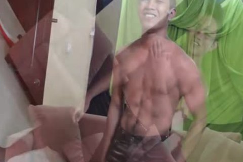 homo asian Foot Fetish lad Nikos Jacking Off