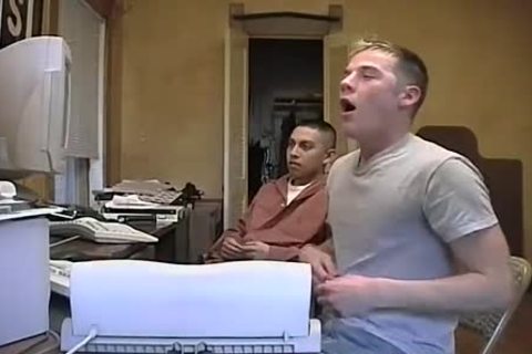 teen Deepthroating weenies Uncut penis And Licking his balls