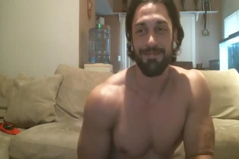 Very handsome Muscle teen stroking