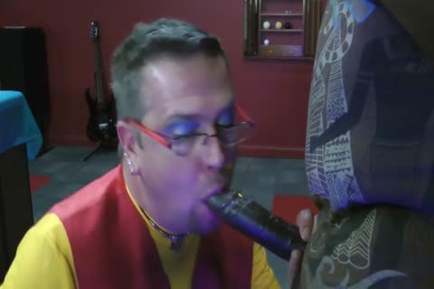 ROB BROWN: sucking gigantic black BONER