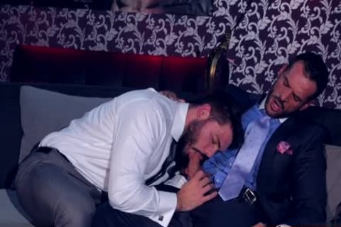 Muscle homo ass-copulation With sperm flow