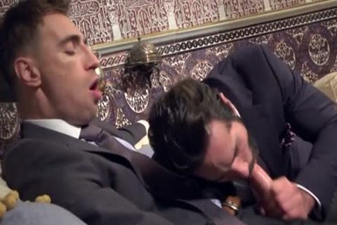 large dick homosexual butt job And Facial