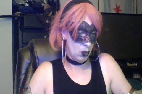 pretty Dancing Goth CD web camera Show (part 2 Of 2)