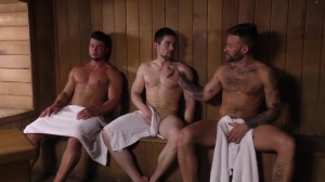 Heating Things Up - Griffin Barrows with Brad Banks anal fuck