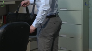 Office Party Regrets - Rocco Reed & Liam Magnuson ass Nail