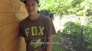 slutty lad hunting on a grill party