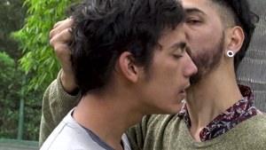 LatinLeche.com - Deepthroat at the beach