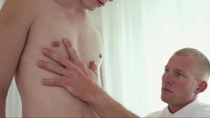 MissionaryBoys - Young Elder Stewart butt fucked striptease