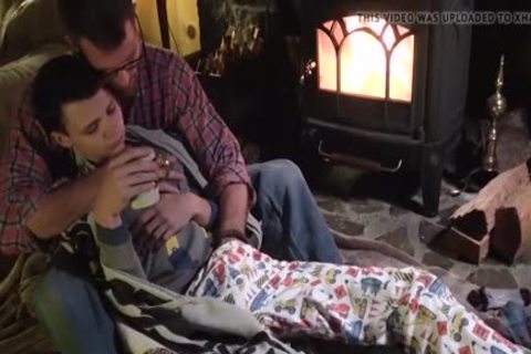 Daddy Warms Up His wet Bottom lad By banging Him Hard