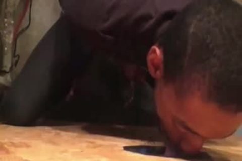 Eating large knobs With large Cumshots In The Storage Room