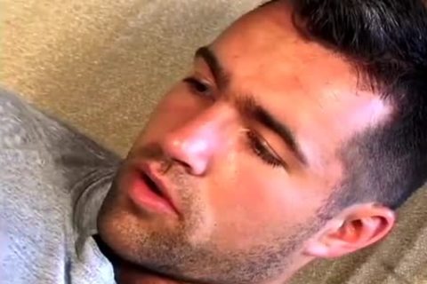 'homo Rosebud rimming Session With hairy Hunk'