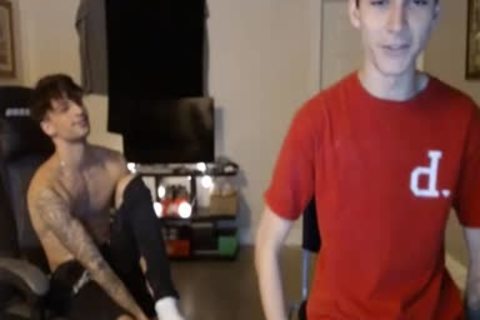 2 young boyz Caressing Their knobs