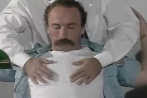 attractive hairy Police Captain Having enjoyment
