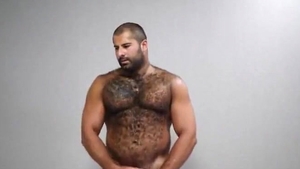 Samuel's favorite - bushy GOD's undress-hole TWITCHING-HJ-love juice