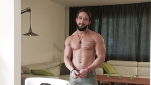 Maskurbate: Wearing suit rushes nailed rough