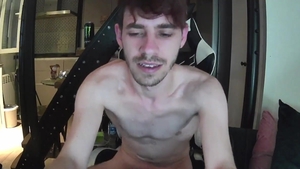 Spanish lad Masturbating On webcam