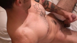 PitsAndPubes: Jake Jammer jacks off sex scene
