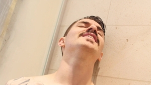 GayRoom - Rough sex next to teen Zak Bishop in the shower