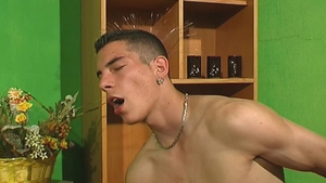 Two greatly handsome fresh men Have Incredibly charming homo Sex With blowjob job And cumshot