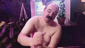 handsome Moustache Daddy gets Pumped Full Of dick By Bearded Bubba Bear Then Jerks And Sucks The cum Out Of His weenie