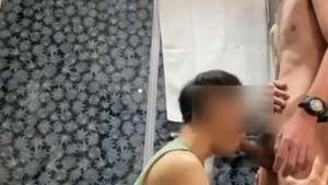 ENGSSUB Chinese-fashionable-go-gay-for-pay And Cumed three Times