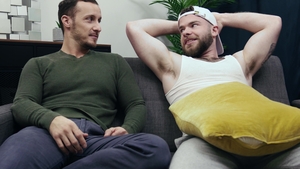 Jerk Buddies: Masturbating Jock Gets Deep Dicked