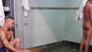 Pride Studios: Two Tattooed Jocks Share Wet Bareback Fun