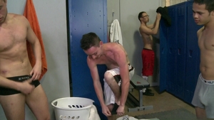 Cock Virgins: Circle Jerk with New Guy Santiago