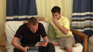 Circle Jerk Boys: Evan's First Taste of Male-on-Male Action