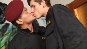 Sucking and Rimming in Uniform