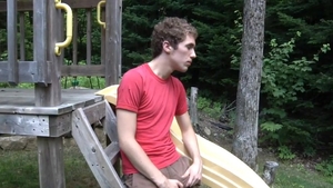 Next Door Twink: Naked Nature: Stroking with Isaac Novac