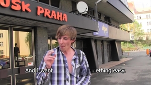 Czech Hunter: Cute Boy on Prague Balcony
