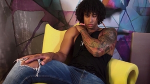 HotAFmen: Hung Curly Stud Shows Off